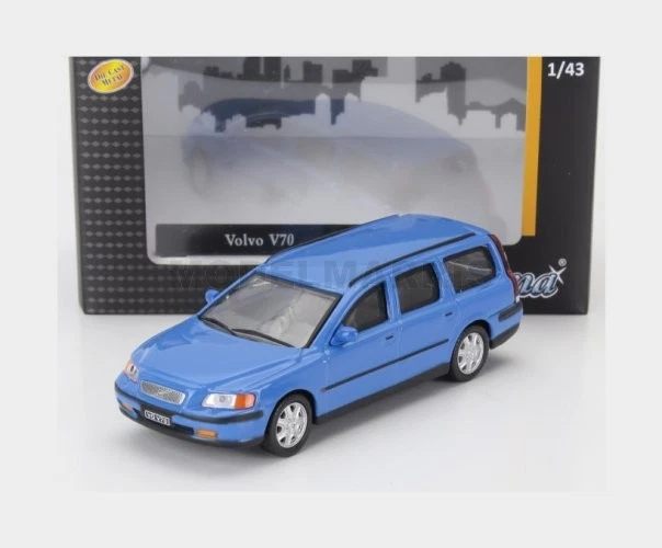 1 43 HONGWELL Volvo V70 Sw Station Wagon 2008 Blue HG40370-40341