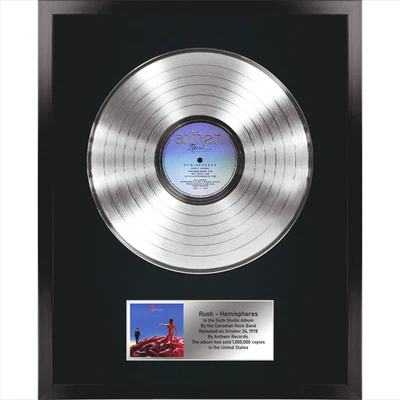 Rush – Hemispheres / LP Platinum 12 inches/ Souvenir in black fram / Memorabilia - Image 1 of 4