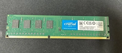 4GB DDR3L 1600MHz Crucial CT51264BD160BJ.C8FPD Desktop Memory  PC3L-12800 - Image 1 of 3