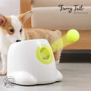 AFP Dog Automatic Tennis Ball Launcher Fetch Throwing Machine Toy + 3 Balls AU - Picture 1 of 12