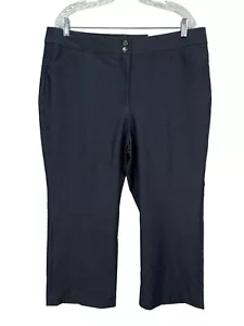 Chico’s Blue Garfield Rinse Secret Stretch Slim Leg Crop sz 3 Womens 16 NWT Deni - Picture 1 of 6