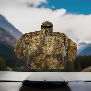 walls water proof jacket Camo Realtree Hardwoods 20-200 Mens Large Hooded - Picture 1 of 10