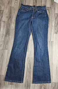 Code Bleu Womens Size 6 Average Bootcut Embroidered Pockets Denim Blue Jeans - Picture 1 of 11