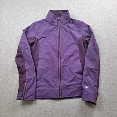 Kuhl Jacket Women Small Purple Full Zip Softshell Outdoors Hiking Camp Basic - Image 1 of 4