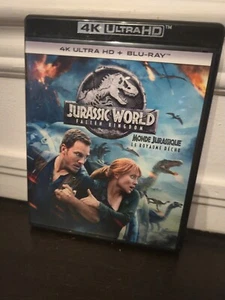Jurassic World Fallen Kingdom 4K Ultra HD + Blu-Ray Like New! - Picture 1 of 3