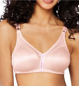 Bali Double Support Cool Comfort Wirefree Bra Style 3820 Pink Leotard Back 36DD 