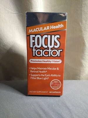 Focus Factor Salud Macular - 60 Cápsulas; Exp 8/25 ¡NUEVO! ¡ENVÍO GRATUITO! Foto 1 de 4