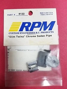 RPM 8122 SLIM TWINZ CHROME SEDAN PIPE - Picture 1 of 1
