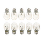 Wax Warmer Bulbs - 10 Pack T20 25W Clear Globe Bulb E12 Base