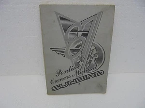 1987 Pontiac Sunbird Owners Manual Guide Booklet 87 - Picture 1 of 5