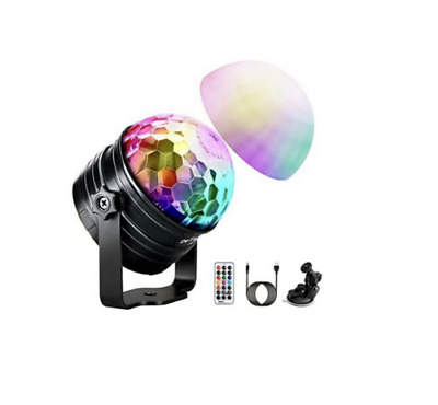 Omeril Disco Light Music Sound Sensitive Colour Changing Kids Small Fun Party UK • 10.74£