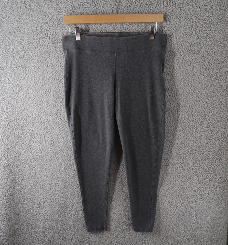 Leggings tórridos para mujer 1 gris recorte elástico cintura tiro medio gimnasio entrenamiento Foto 1 de 4