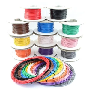 Single Core Stranded Cable 12v 24v Thin Wall Wire All AMP Ratings & 11 Colours - Picture 1 of 1