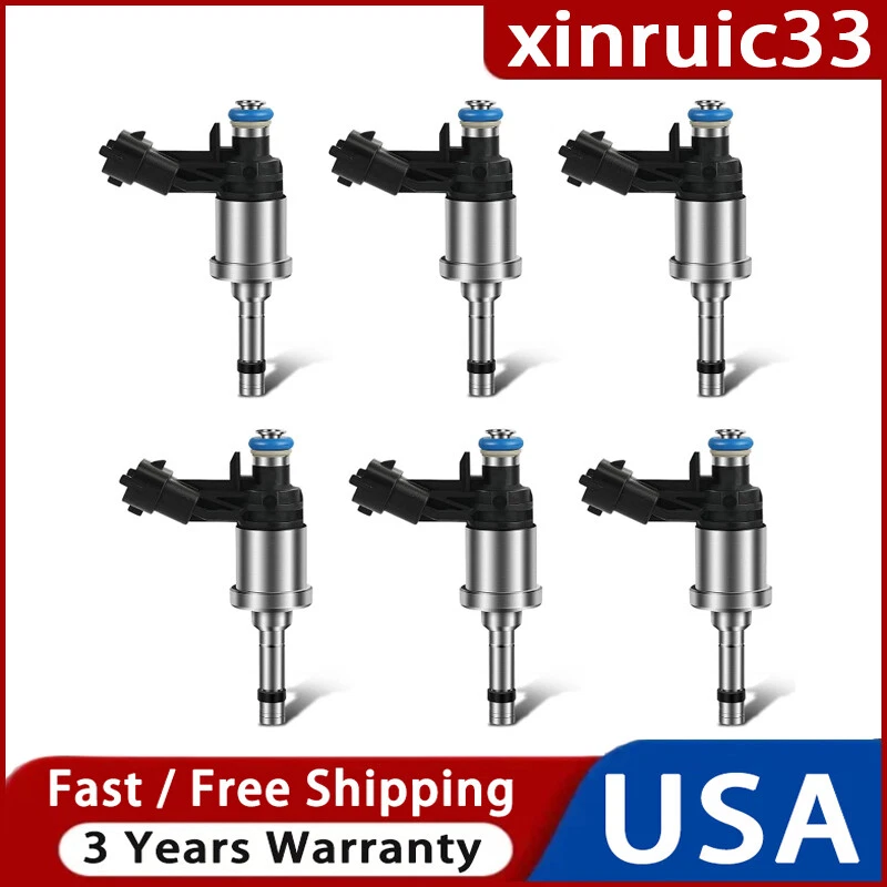 Топливные форсунки 6 шт для Cadillac CTS STS 3,6 л V6 2008 2009 2010 2011 12632255 - Изображение 1 из 4