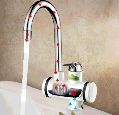 ELWATER RUBINETTO MISCELATORE ELETTRICO SPINA CALDAIA ACQUA CALDA CON DISPLAY