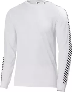 Helly Hansen Men's - LIFA Stripe Crew Base Layer - White, Large - Picture 1 of 2
