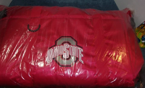 LARGE RUGGED NYLON 24 CAN EMBROIDERED OHIO STATE LOGO  COOLER NEW SEALED Cover