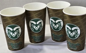 4 CSU COLORADO STATE RAMS 16oz Officially Licensed Holographic Spirit Cups USA - Picture 1 of 10