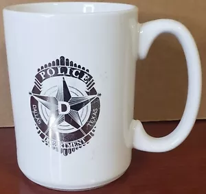 POLICE DEPARTMENT DALLAS TEXAS COFFEE MUG M WARE - Picture 1 of 5