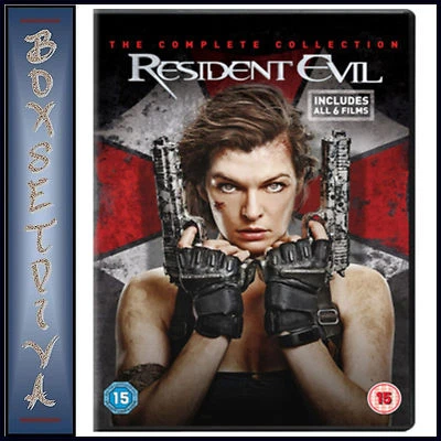 RESIDENT EVIL - THE COMPLETE COLLECTION - 6 FILMS    *** BRAND NEW DVD BOXSET*** - Image 1 of 2