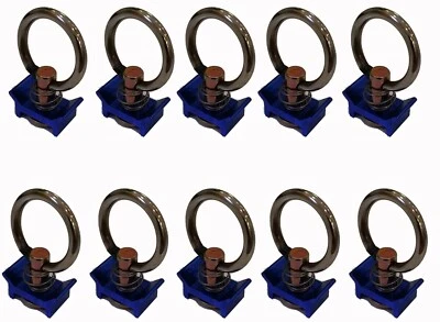 Single Stud Fitting with Stainless Steel Ring for L Track/Airline Track-10Pack - Image 1 of 2