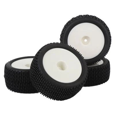 Weiß 4pcs 1/10 RC Off Road Rad Reifen Universal Reifen Für ARRMA Raider FSK - Bild 1 von 4