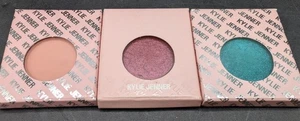 3 Kylie Cosmetics Single Eyeshadow Pans Vanilla, New Year New Me, Turks & Caicos - Picture 1 of 12