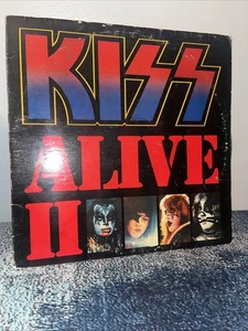 2 VINYL LP ALBUM KISS Alive II Gatefold 70s Metal Original Live - Imagen 1 de 6
