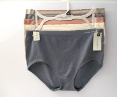 Laura Ashley Women's brief seamless panties 5 Pair Plus size 2X - Image 1 of 4