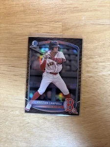 Kristian Campbell - 2025 Bowman Green Reptillian Refractor SP Rookie RC #BC-42 - Picture 1 of 2