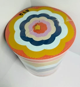 Vintage IKEA Round Storage Boxes ILLBATTING Rainbow Multi Colour New Sealed Rare - Picture 1 of 9
