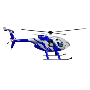 Roban MD500E 4 blades RTF 470 Size RC Helicopter GJIVE Blue Hughes GPS Model - Picture 1 of 16