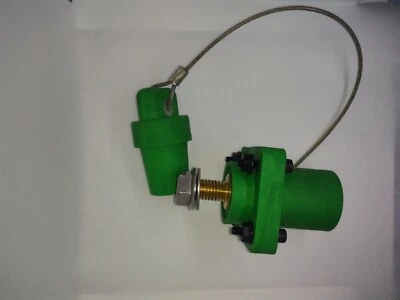 Crouse Hinds E1016 MALE Green CAM-LOK with cover and mounting hardware - Image 1 of 2