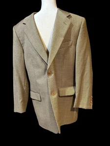 BARNEYS NEW YORK Men Sport Coat Italy Sz 40 Wool Cashmere Blend Old Money - Picture 1 of 6