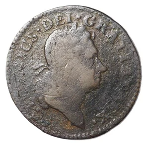 Mezzo penny in rame coloniale Hibernia Woods 1724 - Foto 1 di 2