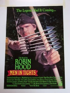 ROBIN HOOD MEN IN TIGHTS Original THEATER-USED Movie Poster BROOKS 27x40 DS - C6 - Picture 1 of 11