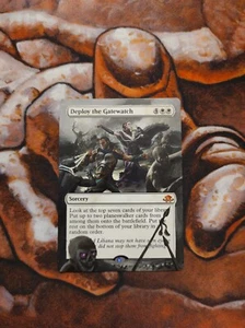 Magic the Gathering Deploy the Gatewatch Hand Painted Unique Custom MTG Alter - Picture 1 of 1