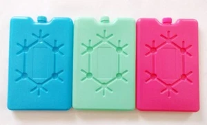 ICE BLOCKS BRICK PACK SET FREEZER COOLER BAG LUNCH BOX TRAVEL PICNIC - Picture 1 of 5