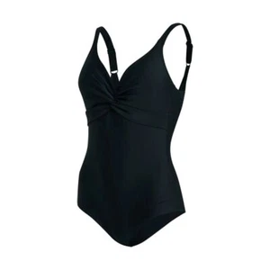 Speedo Damen Fitness Shaping Badeanzug Brigitte Schwarz36 38 40 42 44  NEU - Bild 1 von 5