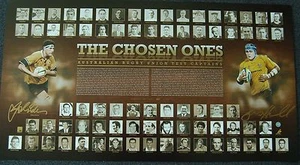AUSTRALIAN WALLABIES HAND SIGNED CHOSEN ONES LIMITED EDITION PRINT EALES HORWILL - Picture 1 of 1
