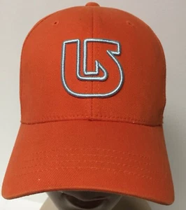 BURTON ORANGE CAP HAT EMBROIDERED LOGO FRONT FLEXFIT ONE SIZE FITS MOST - Picture 1 of 9
