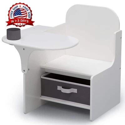 Mesa De Escuela Para Ninos Escritorio y Silla Con Caja De Almacenamiento Estudio - Image 1 of 4