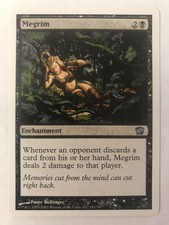 Megrim - Magic the Gathering MTG, 143/350 8th Edition, NM