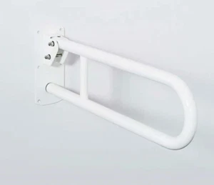 Bathroom Support Rail Doc M Pull Down modern 800 mm x 185 mm Nymas 211880/WH - Picture 1 of 24