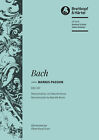 BACH MARKUS-PASSION BWV247 Bruno VOKALPARTITUR