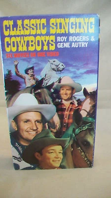 Classic Singing Cowboys 1994 VHS Tape, Gene Autry, Roy Rogers & More - Image 1 of 3
