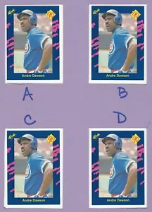 1990 Classic Board Game Blue, #085, Andre Dawson, see description - Picture 1 of 2