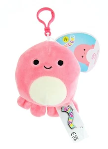 Squishmallows 3.55" Clip-On Abby the Octopus Plush, Small Smiling Octopus Toy - Picture 1 of 2