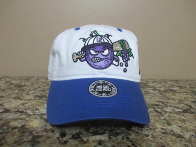 Sombrero LCCC Lake Erie Crushers 2025 blanco y azul con correa de gancho y bucle - SGA - nuevo Foto 1 de 4