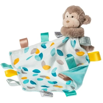 Taggies Cuddlebud Lovey: Monkey 🐒 Security Blanket w/ Sensory Tags - Baby Doudo - Image 1 of 4